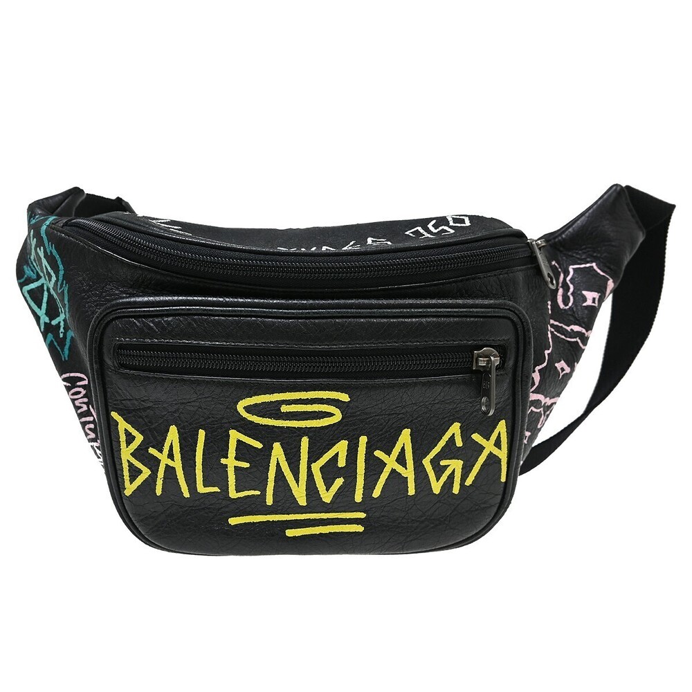 Balenciaga Graffiti Explorer Belt Leather Medium